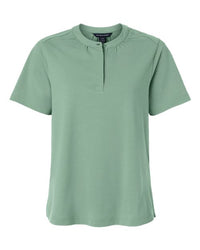 Devon & Jones Women's Seaton Pebble Textured Polo