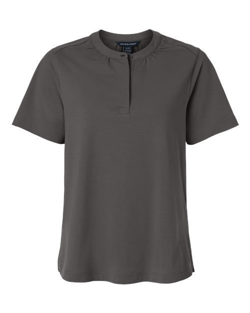 Devon & Jones Women's Seaton Pebble Textured Polo
