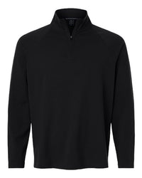 Devon & Jones Men' Seaton Pebble Textured Quarter-Zip Pullover