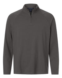 Devon & Jones Men' Seaton Pebble Textured Quarter-Zip Pullover