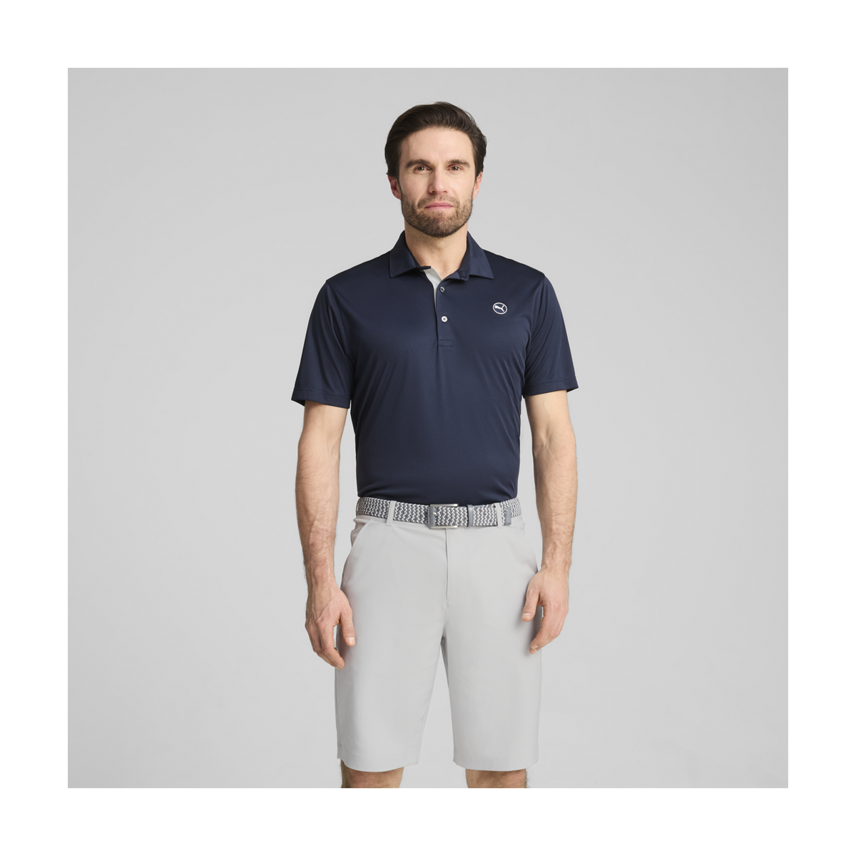 PUMA Pure 2.0 LC Golf Polo - Men's - Deep Navy