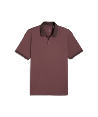 PUMA Modalon Crafted LC Golf Polo - Men's - Rich Cocoa-Puma Black