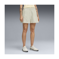 PUMA AP Pinstripe Golf Shorts - Women's - Alpine Snow