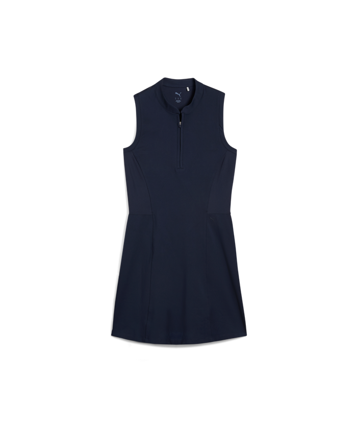 PUMA Aerlon Mock Sleeveless Golf Dress - Women's - Deep Navy