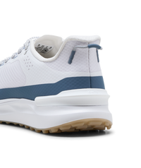 PUMA IGNITE ELEVATE X Spikeless Golf Shoes - Men's - Puma White-Dark Indigo