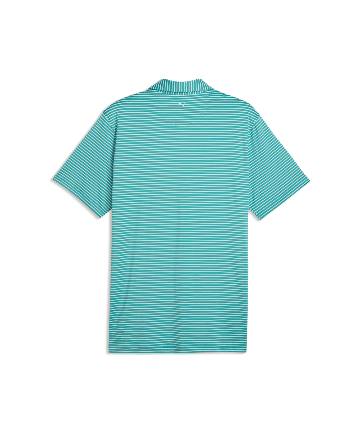 PUMA BRRR Stripe Golf Polo - Men's - Mint Tea-White Glow