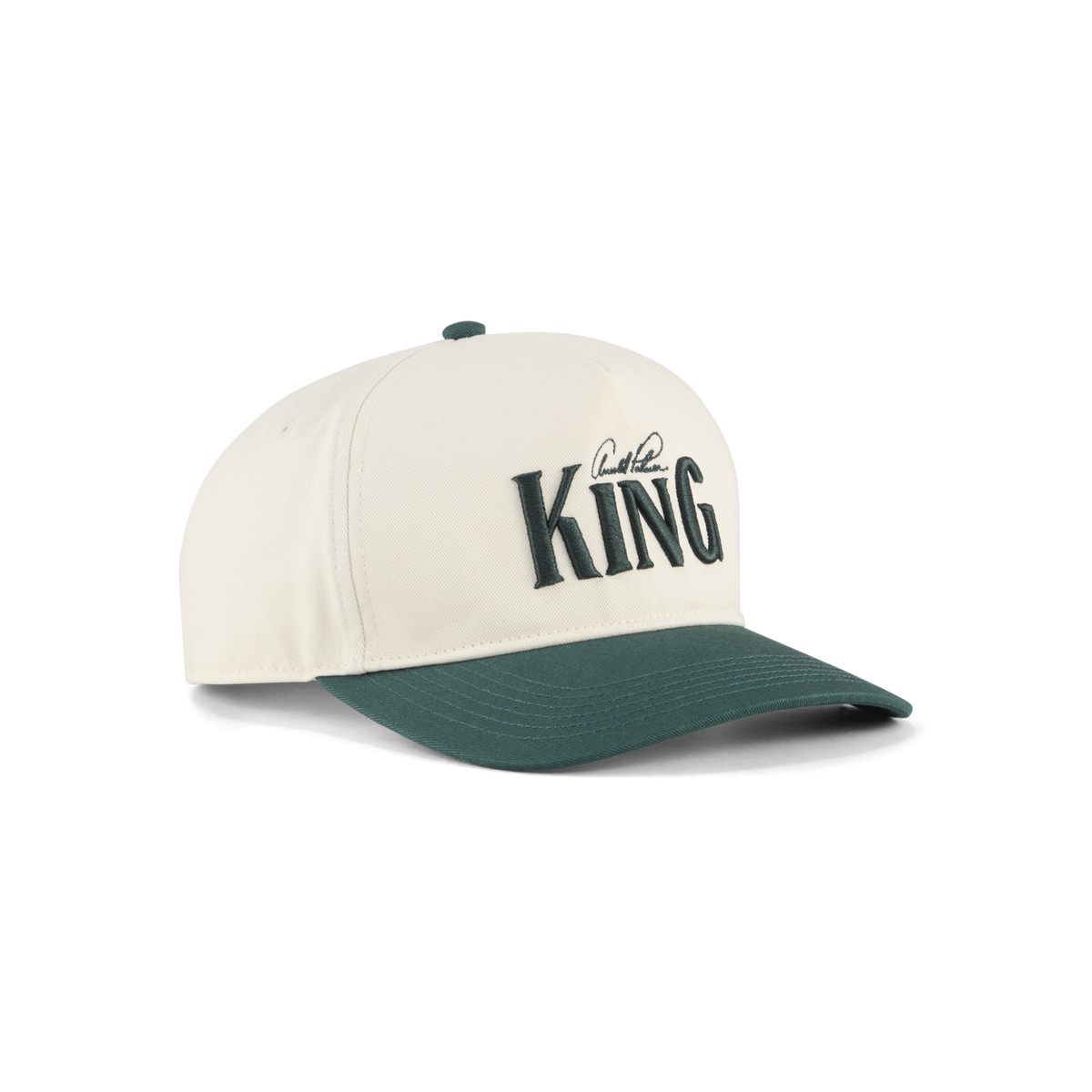 PUMA AP King Golf Cap - Alpine Snow-Forest Green