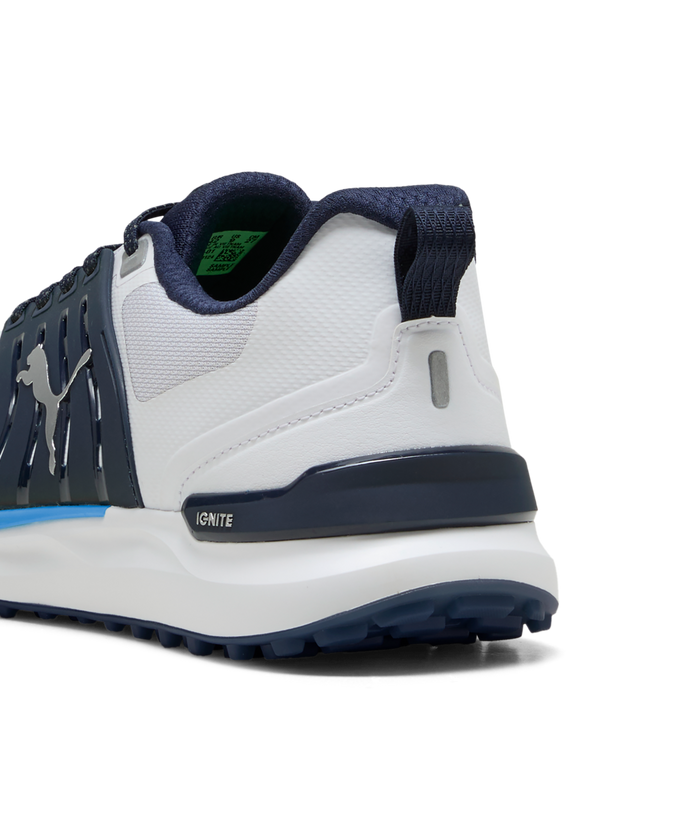 PUMA IGNITE ELEVATE 2 Spikeless Golf Shoes - Men's - Puma White-Deep Navy