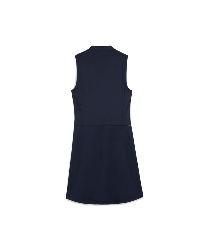 PUMA Aerlon Mock Sleeveless Golf Dress - Women's - Deep Navy