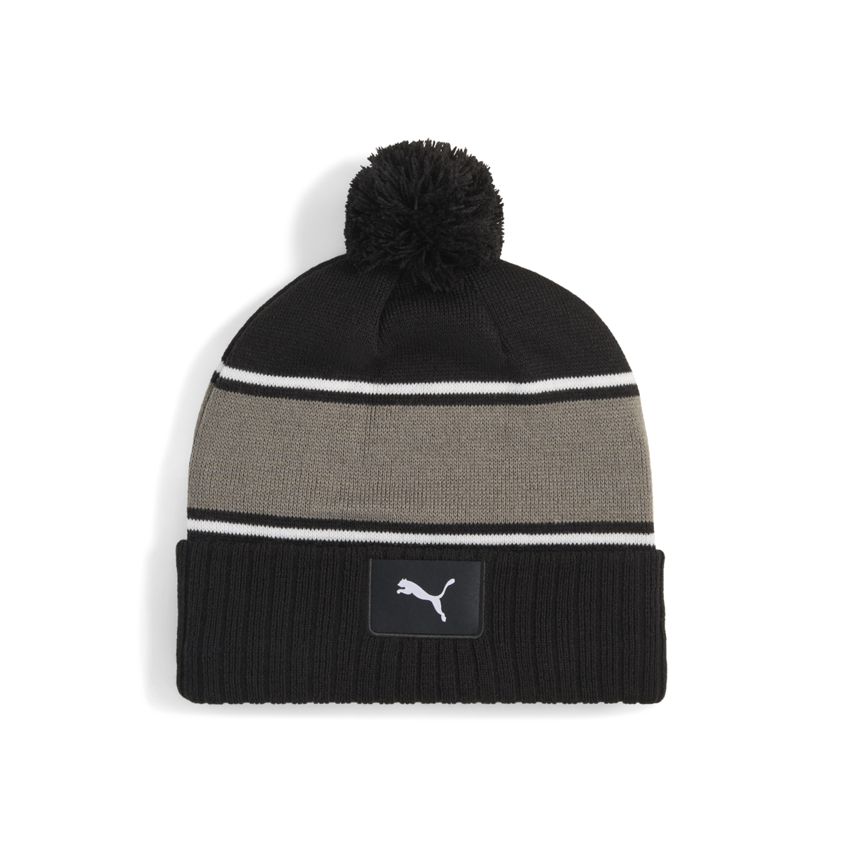 PUMA Sport Pom Golf Beanie - Puma Black-Shady Gray