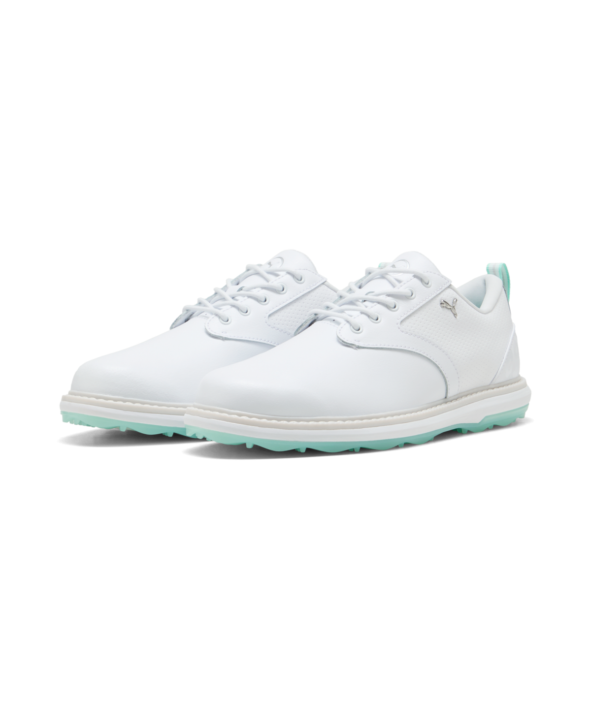 Puma AVANT 2 Spikeless Golf Shoes - Womens - Puma White-Mint Jelly