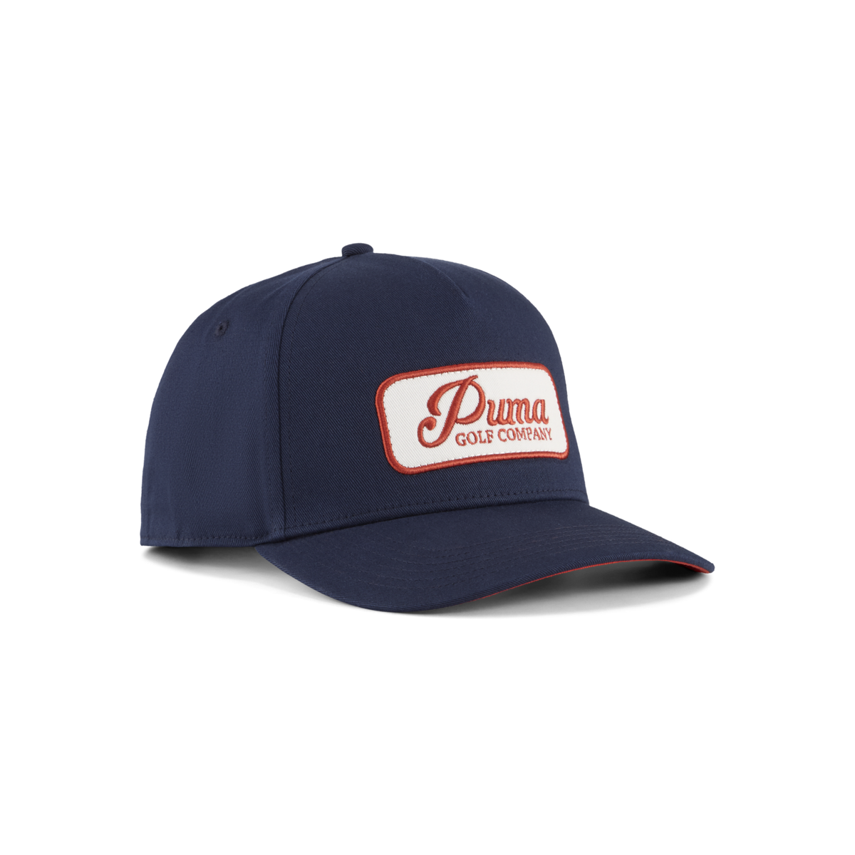 PUMA Jupiter Golf Cap - Deep Navy-Candy Apple