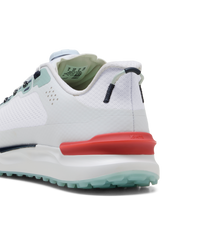 PUMA IGNITE ELEVATE 2 Disc Spikeless Golf Shoes - Men's - Puma White-Modern Mint