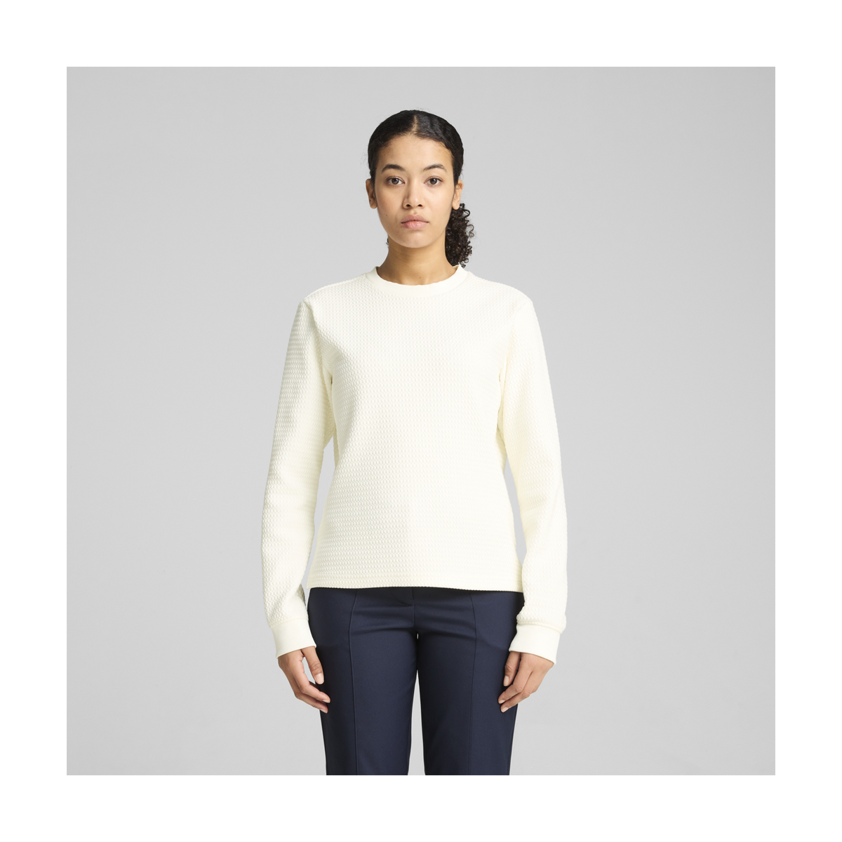 PUMA Boulder Crew Golf Sweater - Women's - Warm White
