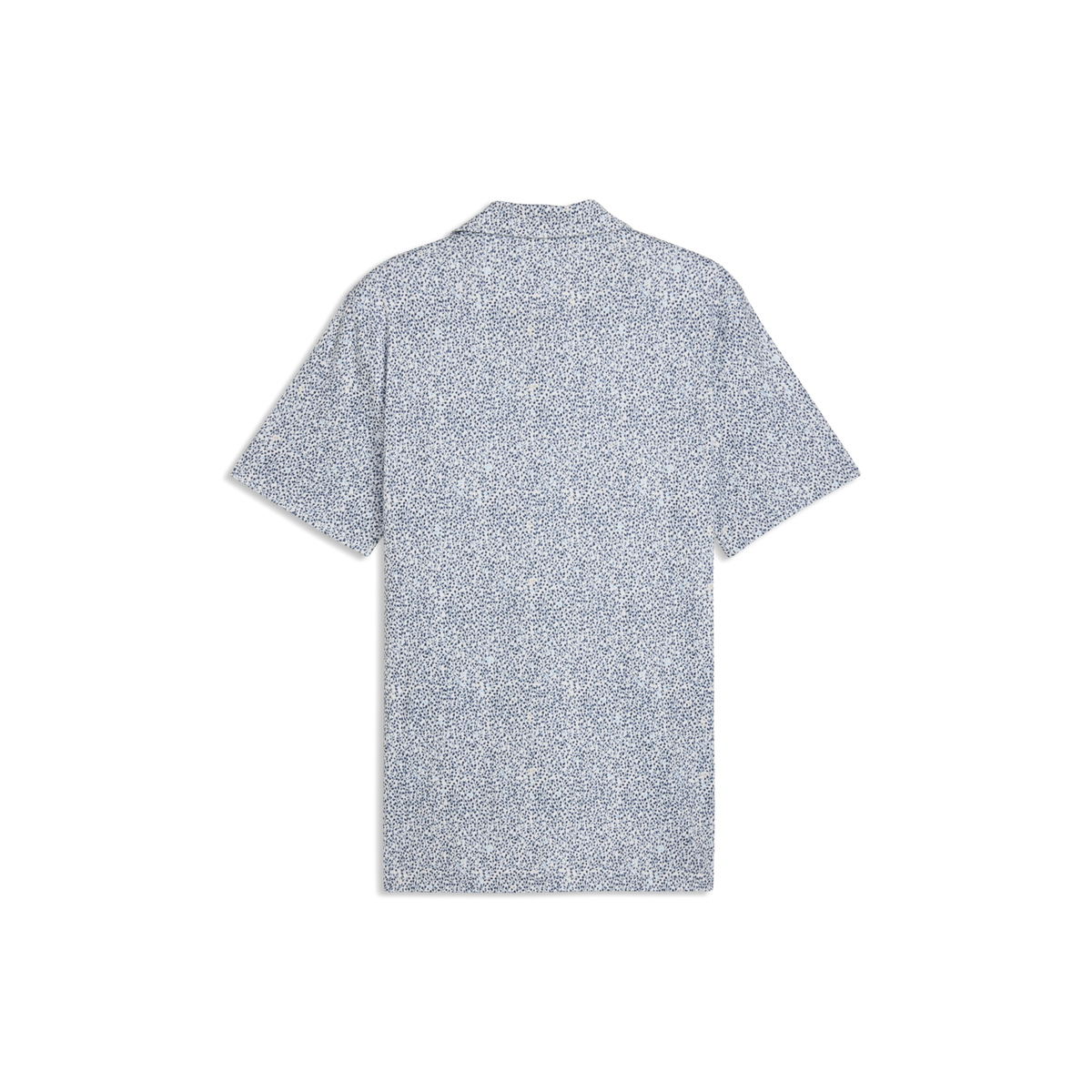 PUMA CLOUDSPUN Posy LC Golf Polo - Men's - Warm White-Team Light Blue