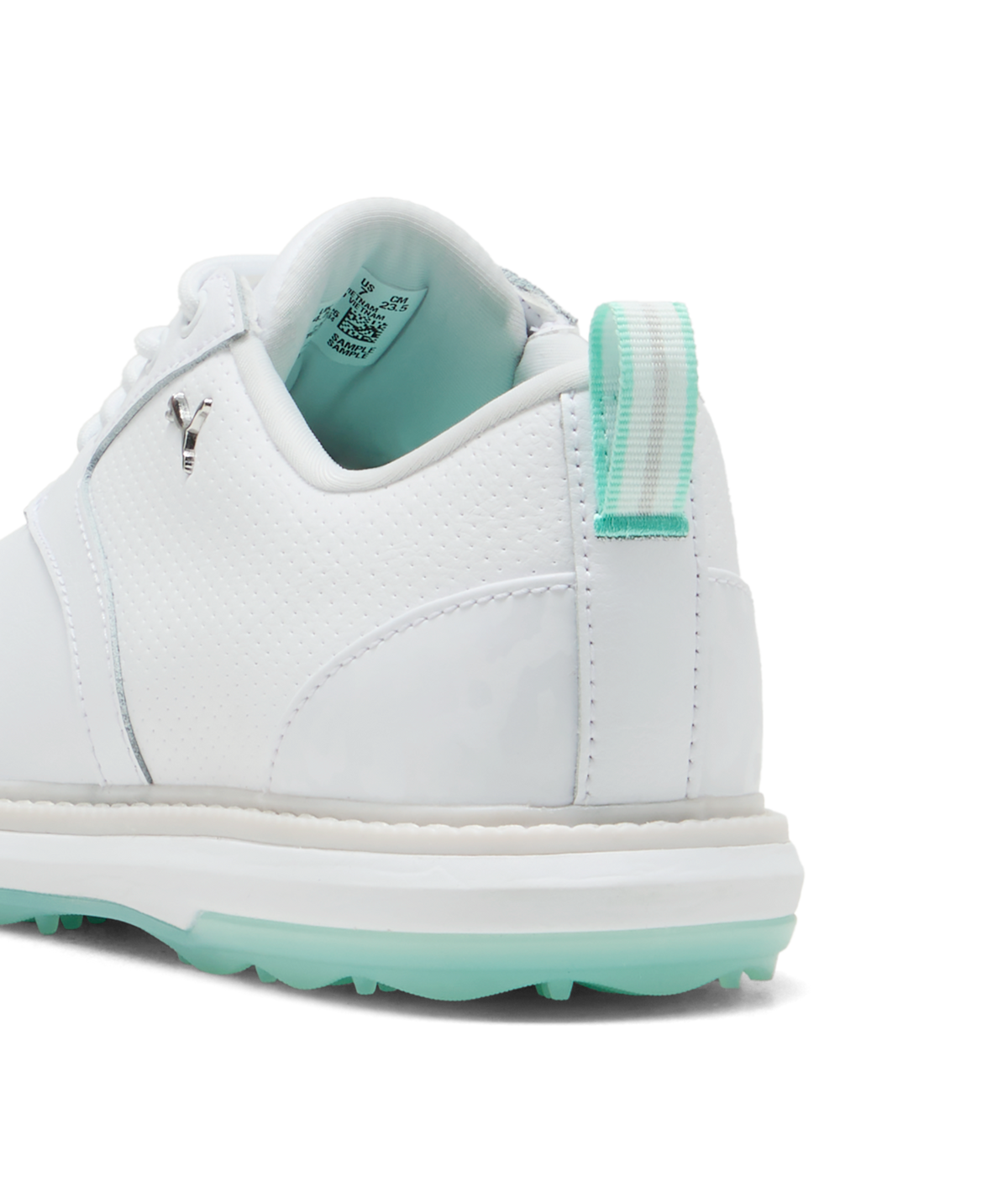 Puma AVANT 2 Spikeless Golf Shoes - Womens - Puma White-Mint Jelly