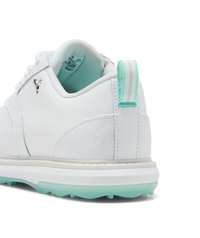 Puma AVANT 2 Spikeless Golf Shoes - Womens - Puma White-Mint Jelly
