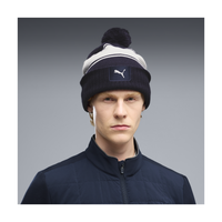 PUMA Sport Pom Golf Beanie - Deep Navy-White Glow