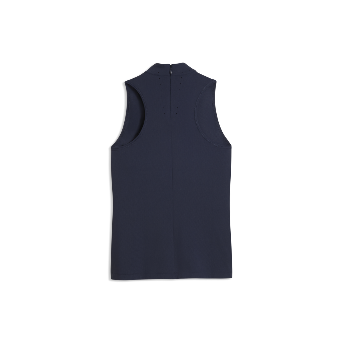 PUMA Nylon Sport Sleeveless Mockneck Golf Polo - Women's - Deep Navy