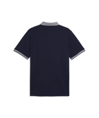 PUMA Modalon Crafted LC Golf Polo - Men's - Deep Navy-White Glow