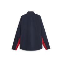 PUMA DRYLBL Rain Golf Jacket - Men's - Navy Blazer-Strong Red