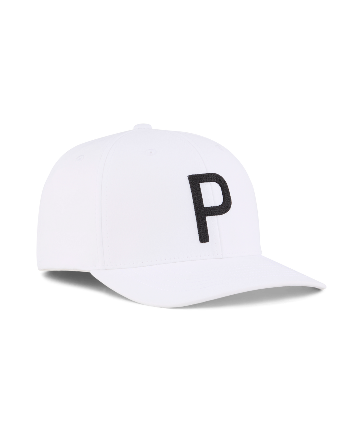 Puma Heritage P Hat 2025 - Men's - White Glow / Puma Black