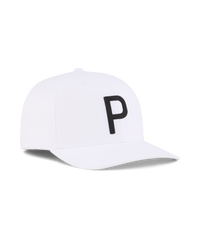 Puma Heritage P Hat 2025 - Men's - White Glow / Puma Black