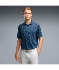 PUMA MATTR Northern Lights LC Golf Polo - Men's - Deep Navy