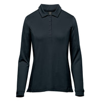 Custom Logo Stormtech Women's Nevada L/S Micro Pique Polo