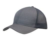 Custom Logo Headwear Canada Breathable poly twill with honeycomb mesh