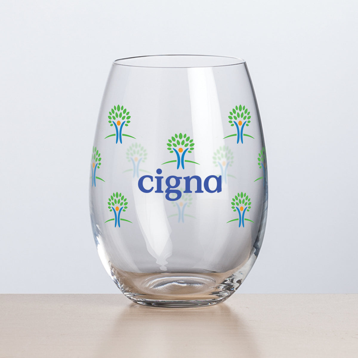 Custom Logo Carlita Stemless Wine - VividPrint™