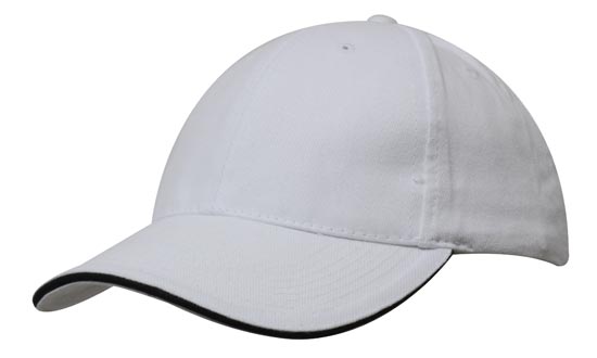 Custom Logo Headwear Canada Brushed Heavy Cotton with Sandwich Trim || 4210