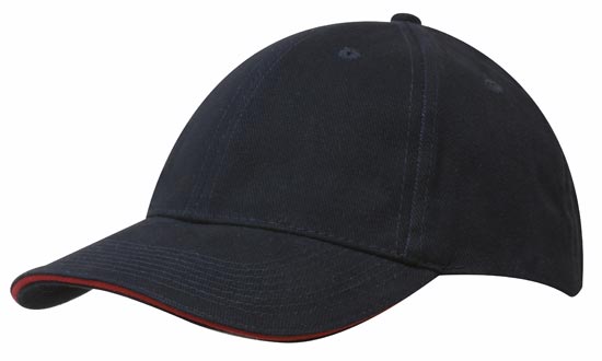 Custom Logo Headwear Canada Brushed Heavy Cotton with Sandwich Trim || 4210