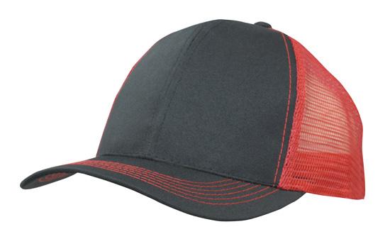 Custom Logo Headwear Canada Breathable Poly Twill With Mesh Back