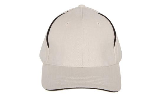 Custom Logo Headwear Canada Brushed Heavy Cotton with Crown Inserts & Sandwich