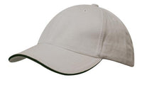Custom Logo Headwear Canada Brushed Cotton with Sandwich Trim