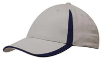 Custom Logo Headwear Canada Brushed Heavy Cotton with Inserts on the Peak & Crown