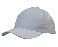 Custom Logo Headwear Canada Breathable poly twill with honeycomb mesh