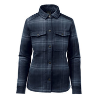 Custom Logo Stormtech Women's Highland Sherpa Lined Plaid Jacket