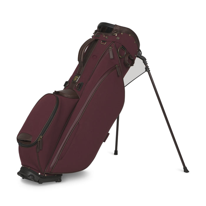 Titleist LINKSLEGEND Heritage Members Bag - Burgundy/Noble Brown/Antique Brass