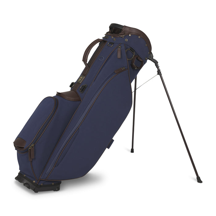 Titleist LINKSLEGEND Heritage Members Bag - Navy/Noble Brown/Antique Brass