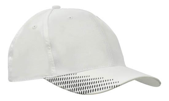 Custom Logo Headwear Canada Breathable Poly Twill with Peak Flash Print
