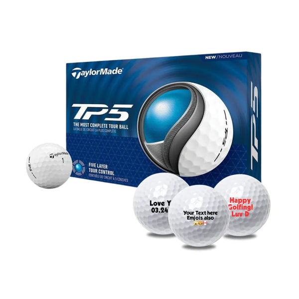 TaylorMade TP5 Personalized Golf Balls - 2025