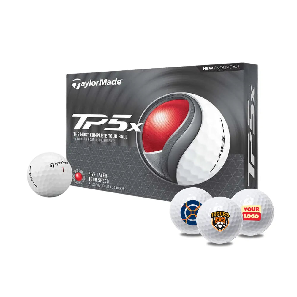 Custom Logo TaylorMade TP5x Golf Balls - 2025