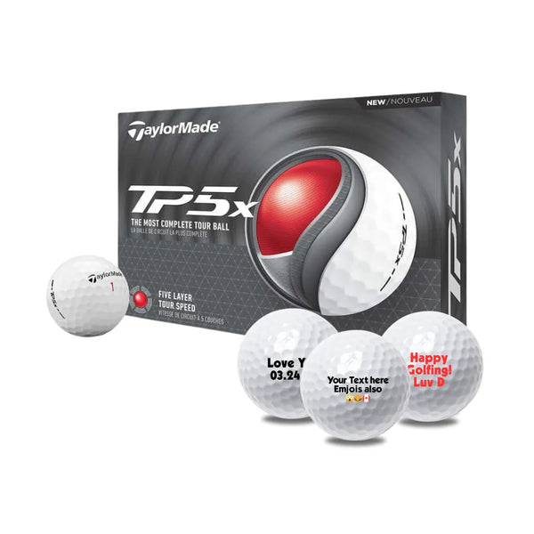 TaylorMade TP5x Personalized Golf Balls