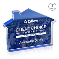 Custom Logo Homestyle VividPrint™ Double Sided Award - Blue