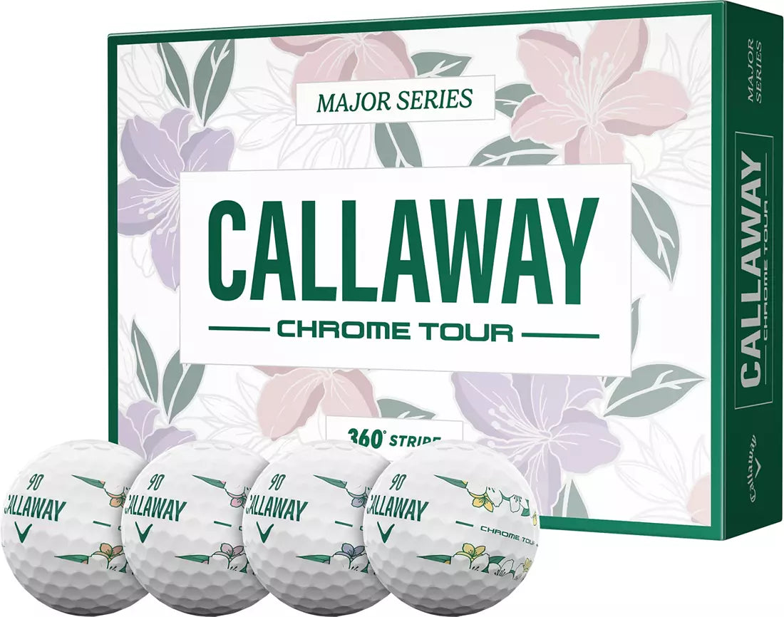 Callaway 2026 Chrome Tour April Major 360 Stripe Golf Balls