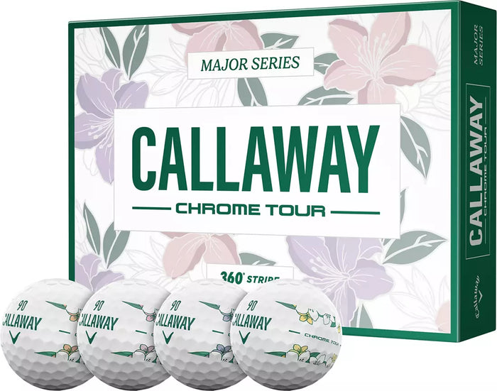 Callaway 2026 Chrome Tour April Major 360 Stripe Golf Balls