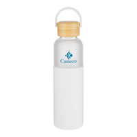 Custom Logo Pando Borosilicate Bottle & Silicon Sleeve - 20oz