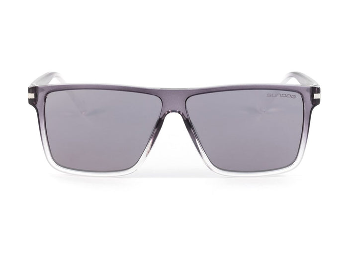 Sundog GvR60 Crystal Grey-Clear Fade/Grey Lt. Silver Mirror Lens Sunglasses